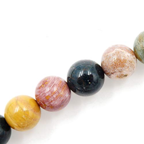 Fukugems Naturstein perlen für schmuckherstellung, verkauft pro Bag 5 Stränge Innen, Ocean Agate 8mm
