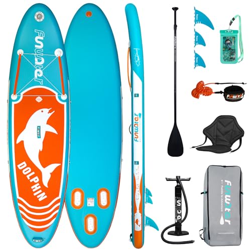 Tuxedo Sailor Inflatable Stand Up Paddle Board 320*84cm SUP Board Complete Accessories Adjustable Paddleboard, Pump, ISUP Travel Backpack, Phone Wasserdichte Bag, Finne, Kajak-Sitz, Paddling Surfboard