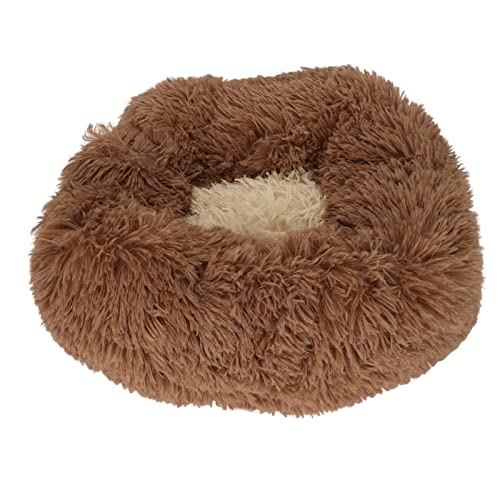 AXOC Flauschiges Hundebett, hält warm, atmungsaktives Katzenbett, selbsterwärmend für den Schlaf zu Hause (75cm)