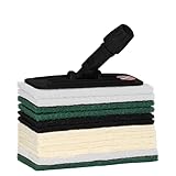 Pad-Set (12 x Pads) - ideal zum Nachölen von geölten Parkettböden (Pad-Set inkl. Padhalter mit Stielaufnahme)