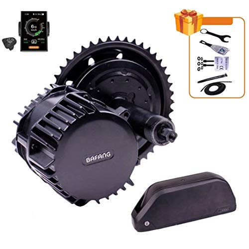 Electric Bike 1000W BBSHD BBS03 Mid Drive Motor Kit Electric Bicycle Conversion Kit with Optional 48v 52v Lithium Battery Central Engine with DPC18 Display DIY Ebike