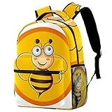 Grundschule Schultasche Gelbe Biene Teenager Mädchen Schulrucksack ergonomischer Kinderrucksack Jugendliche 29.4x20x40cm