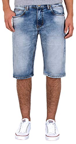 by-tex Herren Jeans Shorts Herren kurze Hosen Herren kurze Jeans Hose Bermuda Shorts Sommer Hose A406