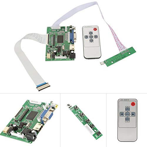 LCD Controller Karte, HDMI + VGA + AV LCD-Controller-Karte AT070TN92 AT070TN90 AT070TN94 50-poliger FPC-Anschluss für LCD-Bildschirm 800 x 480