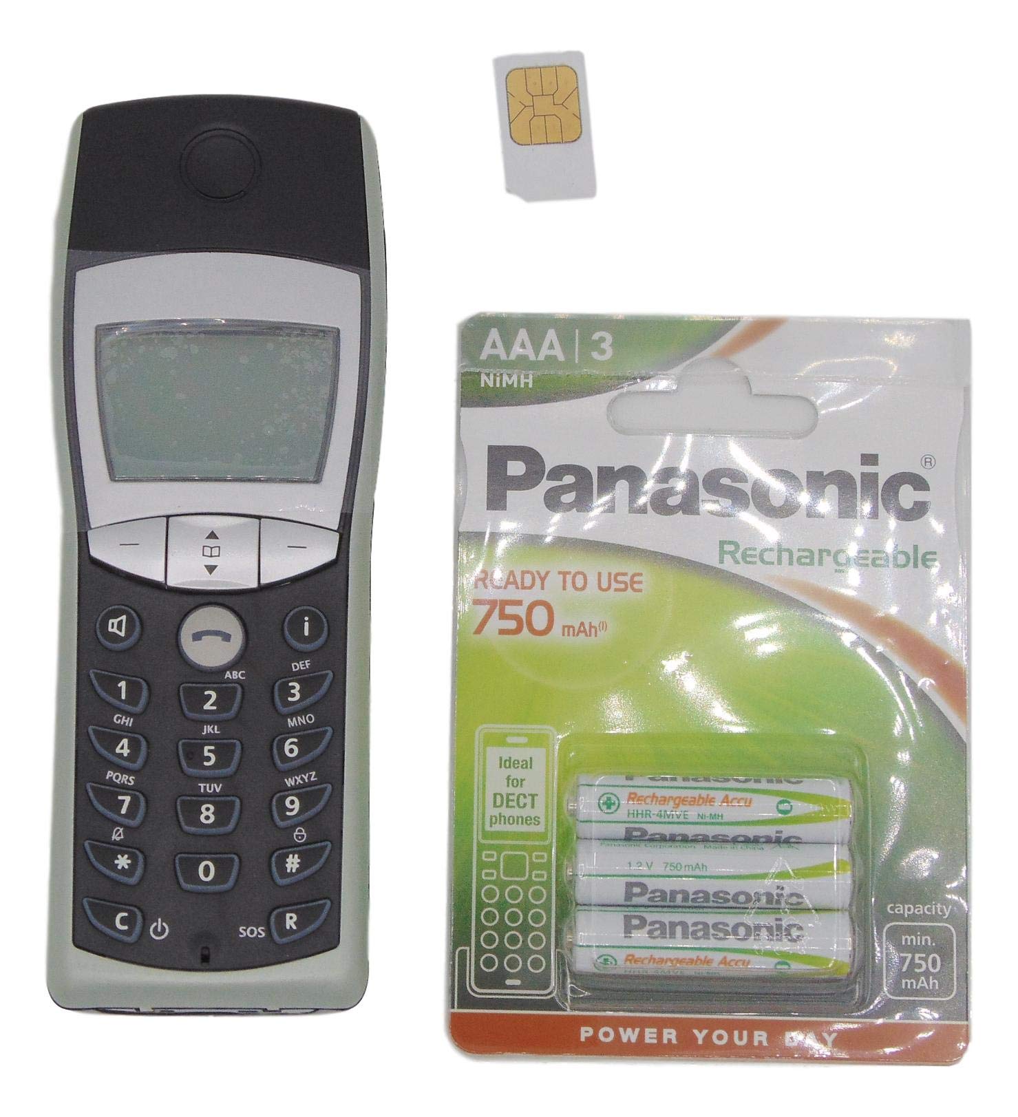 Aastra Mitel 142d IP Handset Telefon Schwarz