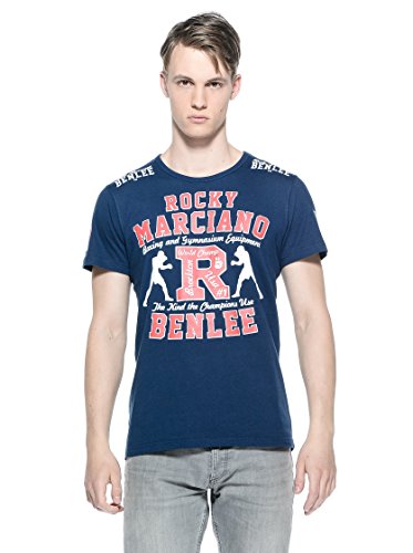 BENLEE Rocky Marciano Herren T-Shirt Trägerhemd Gymnasium, Marineblau, XL