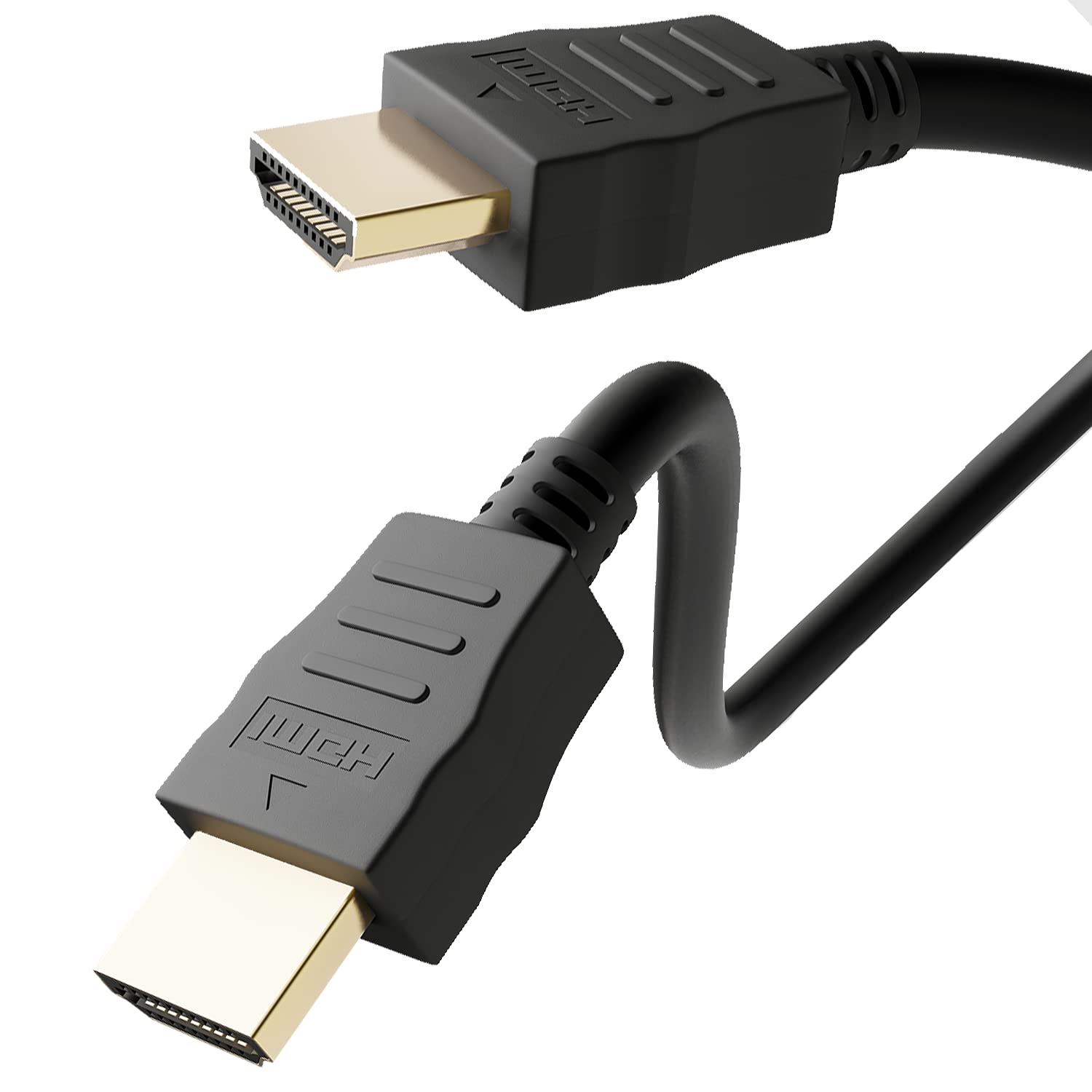 Goobay 38523 High-Speed-HDMI Kabel mit Ethernet, 18 Gbit/s - HDMI - Ultra HD bis 4K@60Hz und 3D-Wiedergabe bei 4K - Ultra HD, HDR , HEC, 3D, eARC, HDCP, Ethernet - 2.0 Series