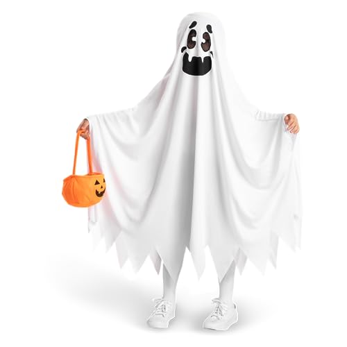 Spooktacular Creations Geist Geister umhang Kinder kostüm für Halloween Süßes oder Saures, Large (10-12 yr).