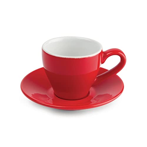 Olympia gk070 Café Espresso Tasse, 100 ml, 3,5 OZ, Rot (12 Stück)