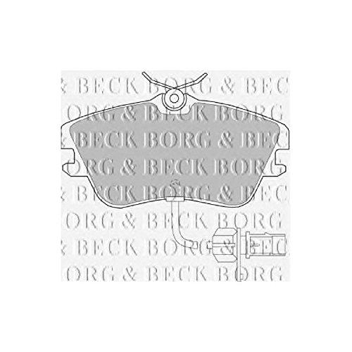 Borg & Beck BBP1856 Bremsbelagsatz - (4-teilig)