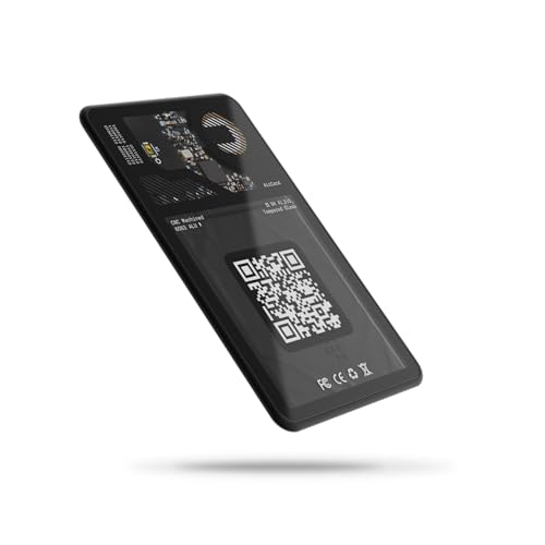Rolling Square AirCard – Bluetooth Tracker für Verlegte Gegenstände, Visitenkarte mit NFC und QR-Code, Kompatibel mit App Find My mit Tonsignal, Ultraflache 2,2mm, Batterielebensdauer 2,5 Jahre