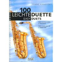 Edition Hage 100 leichte Duette Eb Saxophon