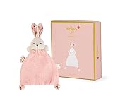 KALOO - K'Doux - Doudou Hase Mohnblume - Hellrosa - Mulltuch-Material - 20 cm - Ab Geburt, K969949