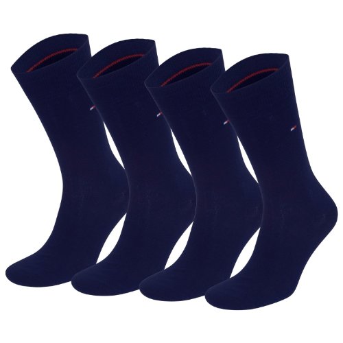 Tommy Hilfiger Classic Herren Socken. 6 Paar sehr gute Markensocken im Klassischen Design (39/42 - 6 Paar, dark navy)