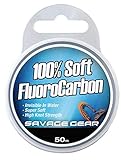 Savage Gear Soft Fluorocarbon Schnur 0,92mm 15m 40,5kg Angelschnur monofil, Fluoro Carbon Schnur, Vorfachschnur, Leader für Vorfächer
