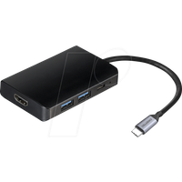CFT DSC-501 - USB 3.0 Hub 5 Port, USB-C zu 1x USB C, 2x USB A, 1x HDMI, 1x PD