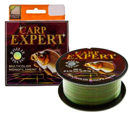 Carp Expert Multicolor 300m 0,30mm/12,50kg Angelschnur Karpfenschnur Monofile Schnur Mono Schnur