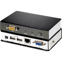 ATEN KVM Adapter [1x VGA-Buchse - 1x VGA-Buchse, RJ45-Buchse, USB 2.0 Buchse A, USB 2.0 Buchse A] 0 m Schwarz