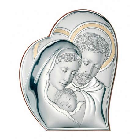 Valenti&Co - Ikone Heilige Familie aus laminiertem Silber 81050 4L