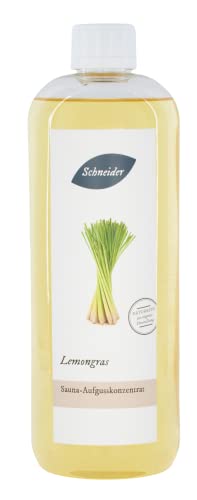 Saunabedarf Schneider - Aufgusskonzentrat, Saunaaufguss Lemongras 1000ml