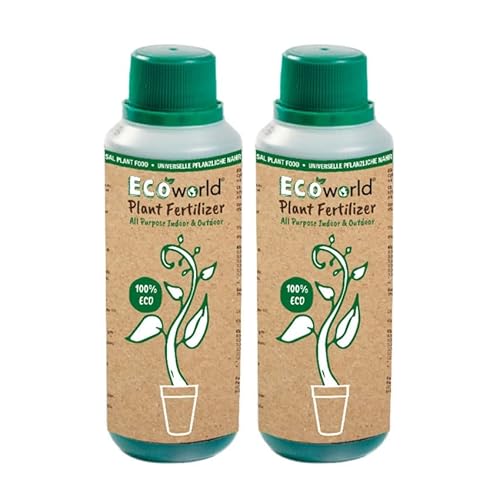 vdvelde.com - Ecoworld Pflanzendünger 250 ml - Flüssig Dünger für alle Grünpflanzen und Zimmerpflanzen - Ökologische aus eigen Gärtnerei - Für kräftige und intensiver gefärbte Pflanzen