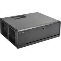 Silverstone SST-GD10B - Grandia HTPC ATX Desktop Gehäuse mit hochleistungsfähigem und geräuscharmen Kühlsystem, schwarz