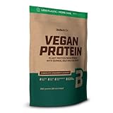BioTechUSA Vegan Protein | Shake auf Reis- und Erbsenbasis mit Superfoods und Aminosäuren | Zucker-, laktose- und glutenfrei, 500 g, Schokolade-Zimt
