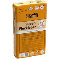 Racofix Fliesenkleber »Super Flexkleber S1«, 15 kg - grau