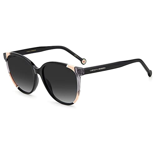 Carolina Herrera Unisex Ch 0063/s Sunglasses, KDX/9O Black Nude, 58