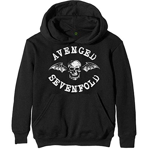 Avenged Sevenfold Herren Kapuzenpullover schwarz schwarz Gr. XL, schwarz