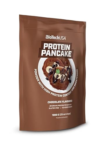 5 x Biotech USA Protein Pancake, 1KG Beutel , Schoko (5er Pack)