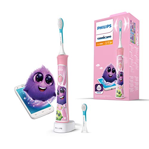 Philips Sonicare HX6352/42 Elektrische Zahnbürste für Kinder, Rosa