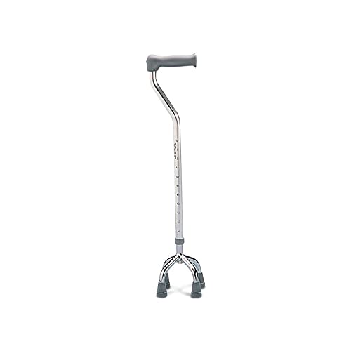 Days Adjustable Quadruped Walking Stick with Small Base,Comfortable Handle, Cane Provides Extra Support and Stability, Durablel Limited Mobility Aid, (Eligible for VAT relief in the UK)
