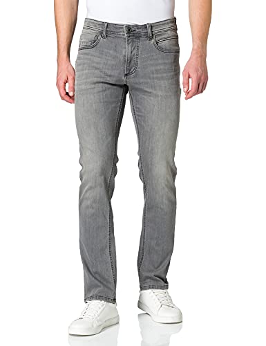 Camel Active Herren 5-Pocket Houston Straight Jeans, Grau (Grey 5), W34/L34