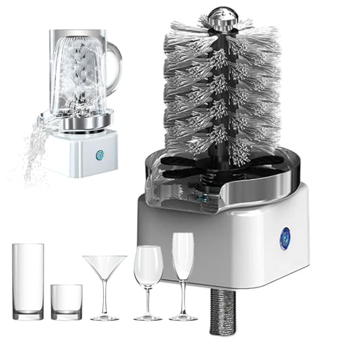 Elektrische Tassenwaschmaschine, automatische Hochdruck-Tassenwaschmaschine, Flaschenreinigungsgerät, lebensmittelechte Materialien,White