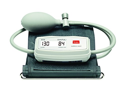 boso medicus smart - Blutdruckmessgerät zum Blutdruckmessen mit Memomatic, kleinem Display und Arrhythmie-Erkennung - Inkl. Standard-Manschette (22-32cm)