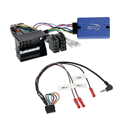 Lenkradfernbedienung Adapter Interface LFB Multi-Anschluss passend für Ford Kuga I 2008-2012 Quadlock kompatibel mit verschiedenen Autoradios