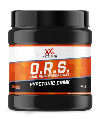 XXL Nutrition - O.R.S. (Oral Rehydration Salts) - Orales Rehydratisierungsmittel, Riechsalz - Orange - 600 Gramm