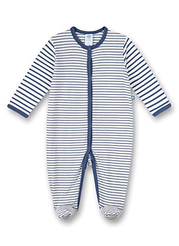 Sanetta Baby-Jungen Strampler blau Kleinkind-Schlafanzüge, Ink Blue, 086