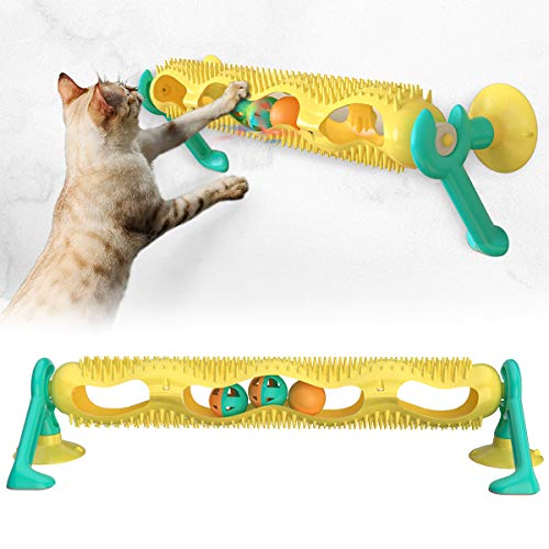NW Track Ball Katzenklettergerüst Katzenspielzeug Training Verbessern IQ Katzenminze Linderung Angst Katzenkratzer Haustier Produkt Haustier Spielzeug Kunststoff Spielzeug