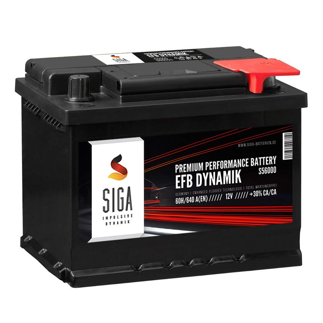 SIGA EFB Autobatterie Starterbatterie Start Stopp Batterie (60AH 12V)