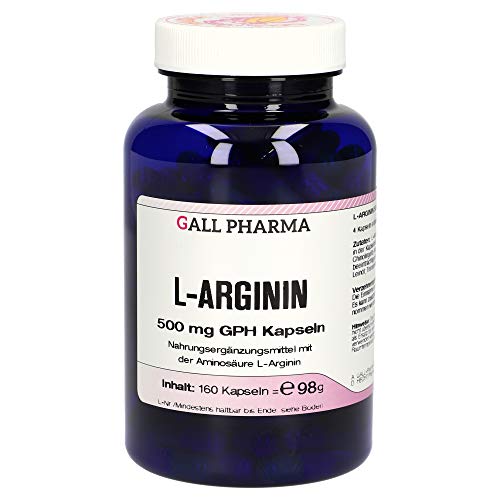 Gall Pharma L-Arginin 500 mg GPH Kapseln 160 Stück