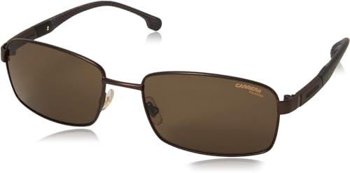 Carrera Unisex 8037/s Sunglasses, VZH/SP Matte Bronze, 58