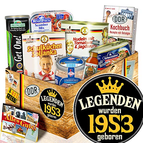 Legenden 1953 - Ostprodukte Geschenkset - Geburtstag Geschenkidee Oma
