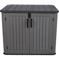 Lifetime Kunststoff Mülltonnenbox & Geräteschrank Phil Grau