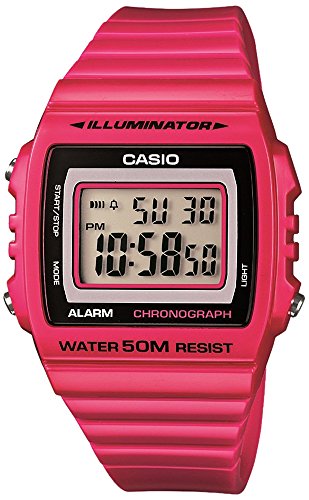 Casio Herren Digital mit Resin Armbanduhr W215H4AVEF