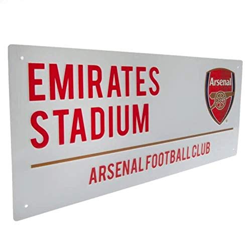 Arsenal F.C. Premier Life Store Arsenal FC Straßenschild Emirates Stadion, Mehrfarbig, Einheitsgröße