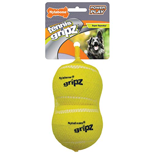 Nylabone Power Play Tennisball für Hunde, Größe L, 2 Stück