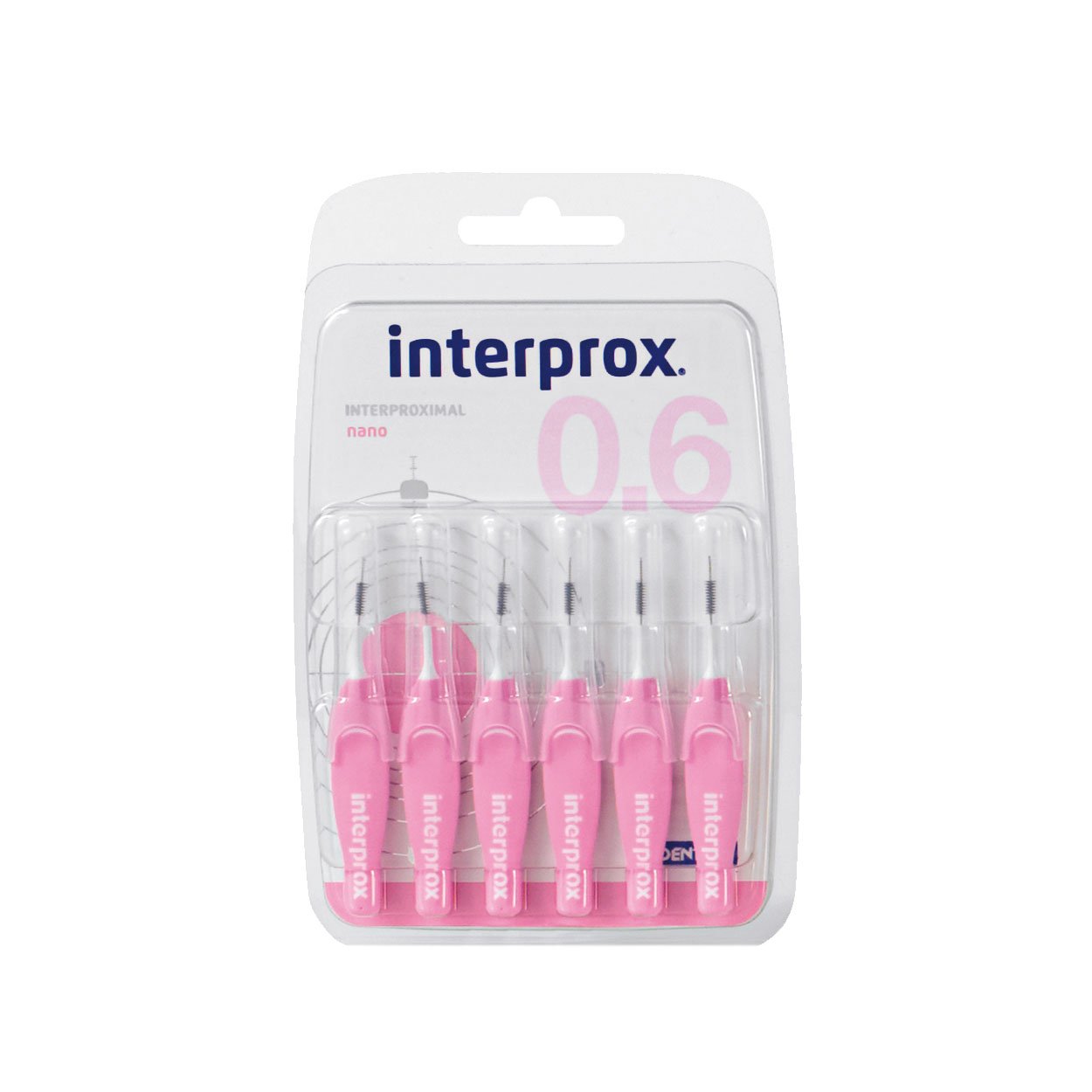 Interprox Interdentalbürsten rosa nano 6 Stück, 6er Pack (6x 6 Stück)