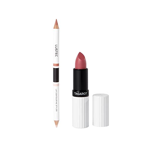 UND GRETEL - TAGAROT Lipstick - Rosé 01 + LUSTEC Lip Contouring Styler - Rosewood 02 - Naturkosmetik